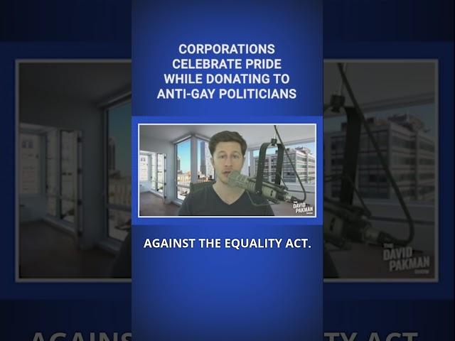 Companies Celebrate PRIDE While Donating to Anti-Gay Politicians #shorts