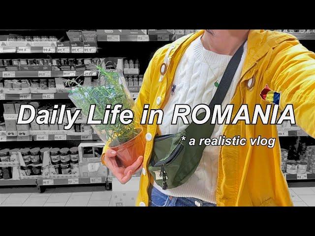  Daily Life in Romania, Cozy Autum Days, Cooking Kadhi, Shopping for new Plants, Silent Vlog ASMR