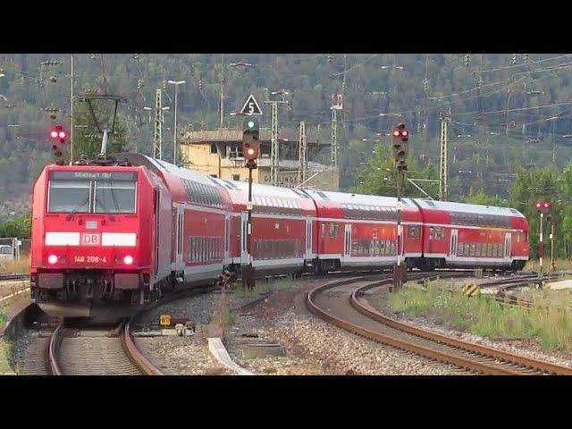 Germany: DB Regio Class 146 electric locos at Geislingen (Steige) on Stuttgart - Lindau trains