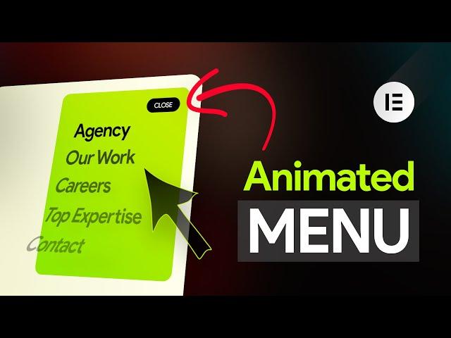 Make this INCREDIBLE Animated Side Menu in Elementor | WordPress Advanced Navigation Menu Design