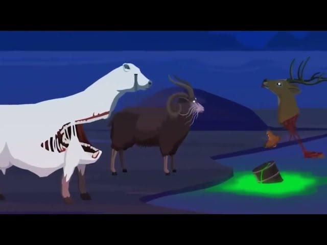 HabitatSheep And HabitatOwl  HabitatCow And HabitatDeer MonsterAnimation