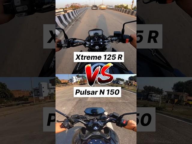 Xtreme 125r VS Pulsar N150  Gear Challenge #shorts #pulsarn150