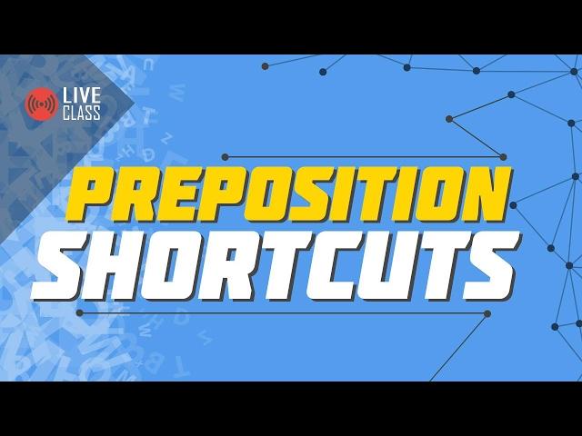 Preposition Shortcuts | English 2nd Paper | Ayman Sadiq