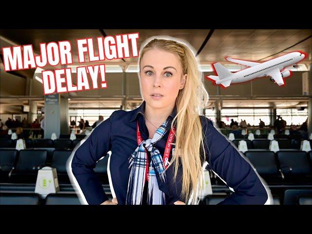 The REAL LIFE Of A FLIGHT ATTENDANT! A Chaotic Trip