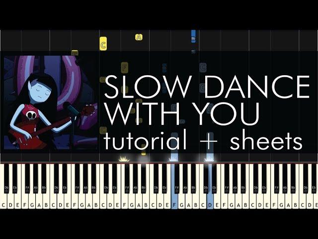 Adventure Time - Slow Dance with You - Piano Tutorial - Synthesia