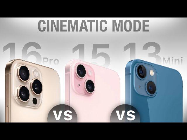 How to Use Cinematic Mode Tutorial on iPhone 13 Mini, 15, and 16 Pro