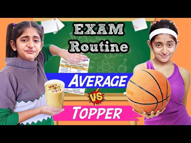 Board Exam Routine - Average vs Topper | Students During Exam | MyMissAnand