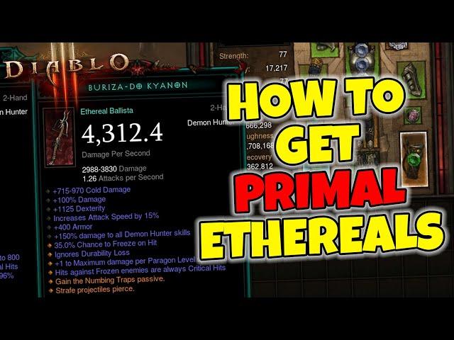 The NEW SECRET weapon in Diablo 3 Season 32 - Primal Ethereal