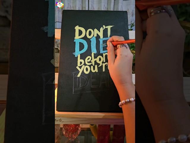 Acrylic on canvas. ️ #art #acrylicpainting #painting #calligraphy