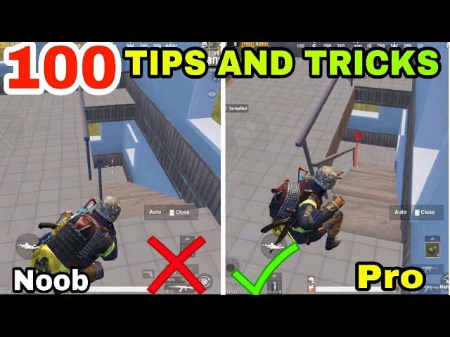 100 TIPS AND TRICKS FOR PUBG MOBILE • PUBG MOBILE TIPS AND TRICKS