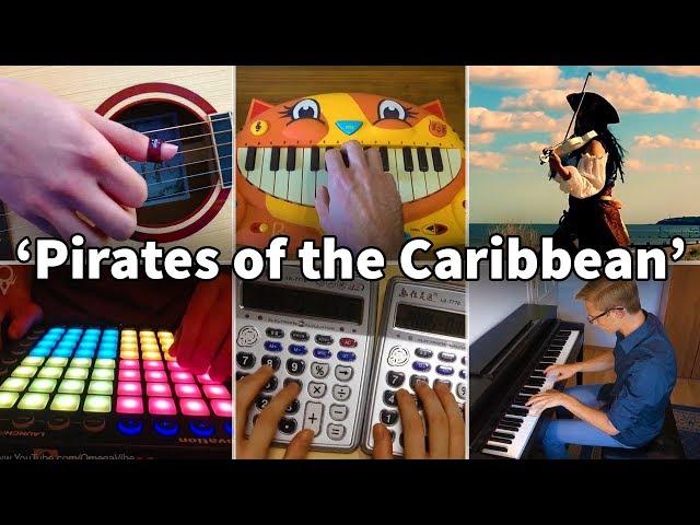 Who Played It Better: He's a Pirate (Launchpad, Violin, Piano, Guitar, Calculator, Cat Piano)