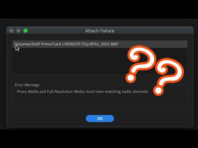 Proxy files – Attach Failure | Quick Tip