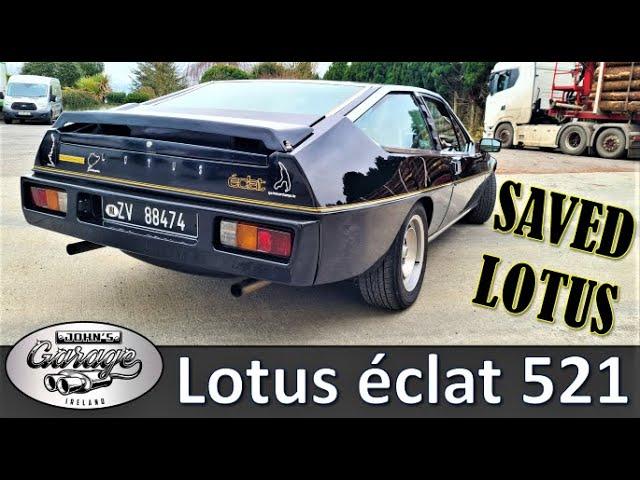 The BLACK ECLAT : The Car that nearly KILLED LOTUS