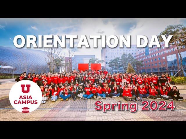 Welcome to the ORIENTATION DAY at the University of Utah Asia Campus!