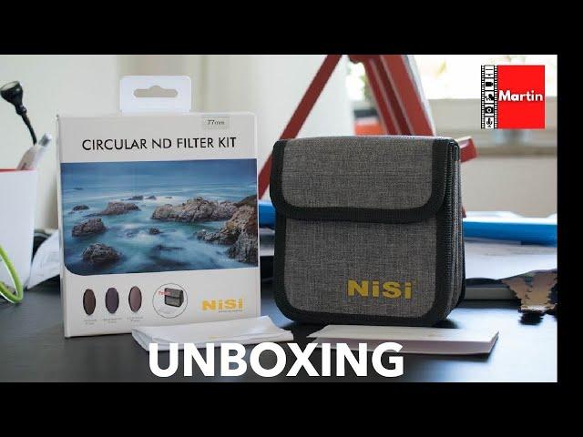 Unboxing of NiSi circular ND filter kit (3, 6 and 10 stops) | Martin