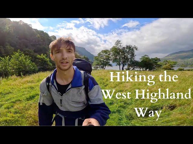 Hiking and wild camping the West Highland Way, Scotland