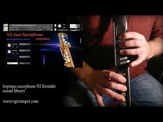 AKAI EWI4000s and Soprano Saxophone Kontakt sound library, brass wav, EWI5000