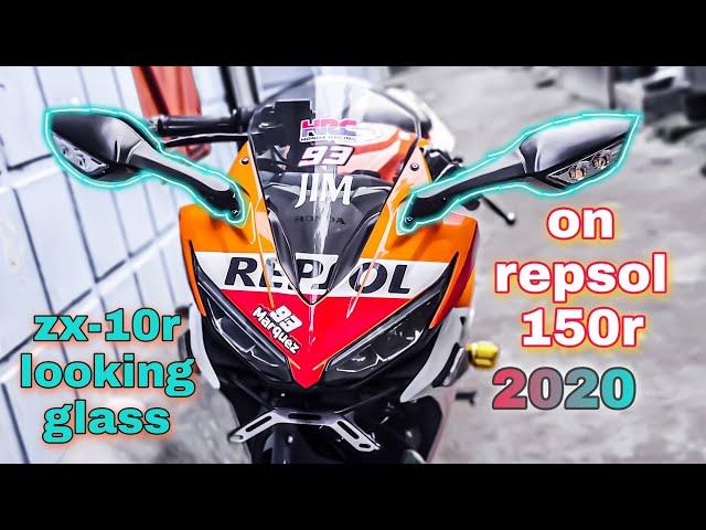 kawasaki zx10r spion on cbr150r repsol edition #Junaid #jeet