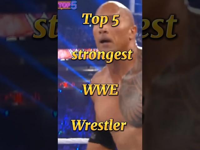 Top 5 Strongest WWE wrestler || #short #shortsfeed #WWE @RareTop5info.