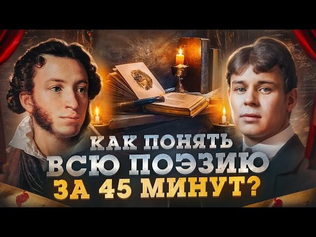 Вся поэзия за 45 минут! История Поэзии — Арсений Дежуров | Литература и стихи