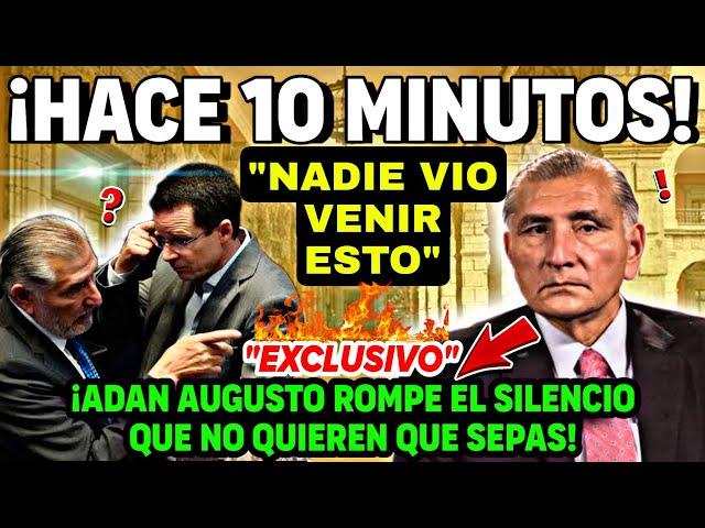 "¡URGENTE! Adán Augusto DESATA la POLÉMICA en el Senado: ¡LA VERDAD QUE NO QUIEREN QUE SEPAS!"