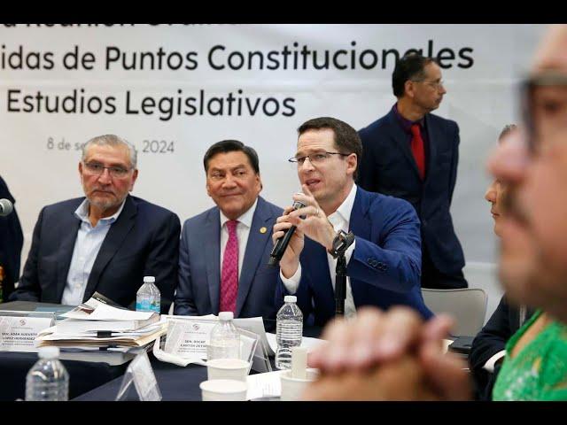 Senador Ricardo Anaya presenta posicionamiento del GPPAN materia de reforma del Poder Judicial