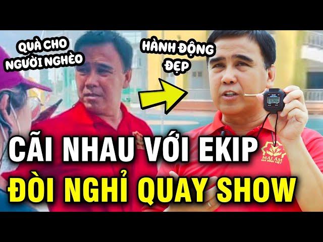 Lộ nguyên nhân MC Quyền Linh cãi nhau 'nảy lửa' với ekip gameshow, đòi nghỉ quay