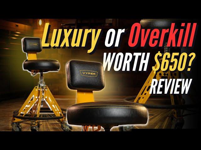 The $650 Vyper Shop Chair - Ultimate Review of the Army Tank of Shop Chairs