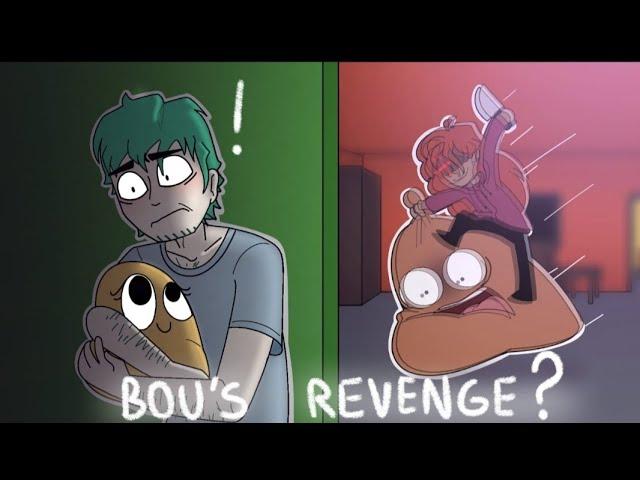 BOU'S REVENGE? Animation - Pou game - Jhonny and Nathan- Doors And Roblox