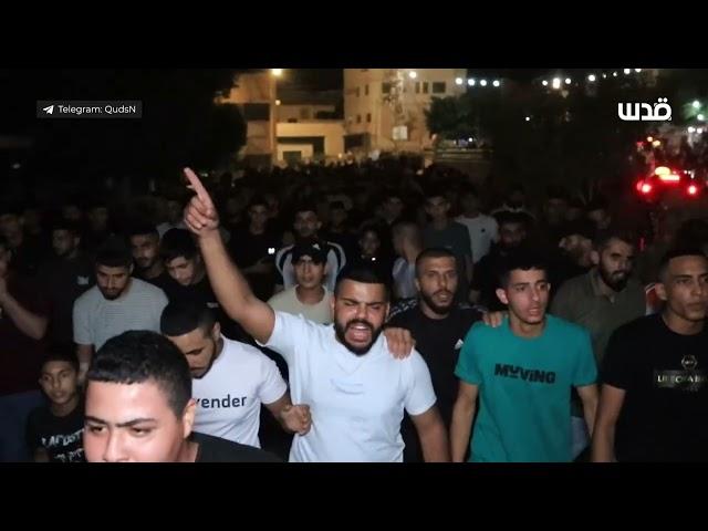 مسيرة في طوباس تنديداً بارتقاء الشاب ربيع محمد دراغمة