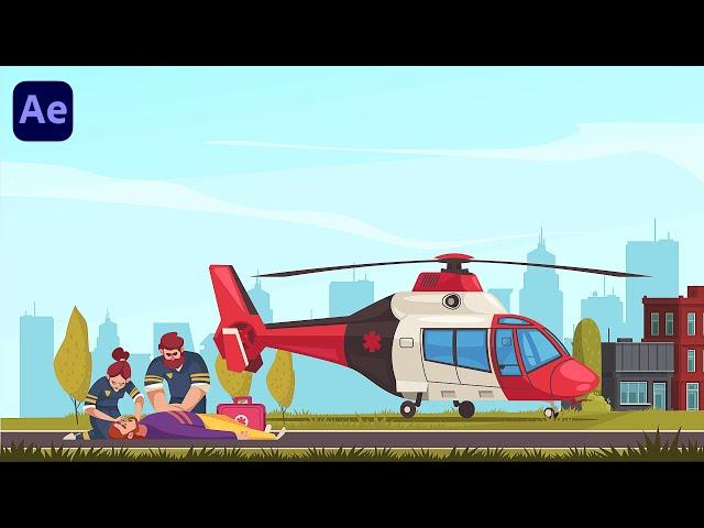 Creating an Emergency Aid Cartoon in After Effects Tutorial