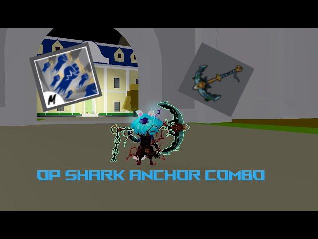 Godhuman + Shark Anchor One Shot Combo | Blox Fruits Update 20