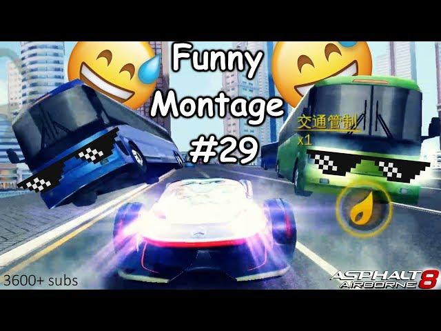 Asphalt 8 | Funny Montage #29 | 3600+ subs | 2018