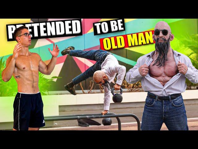 Pretended to be a CRAZY OLD MAN (PRANK)