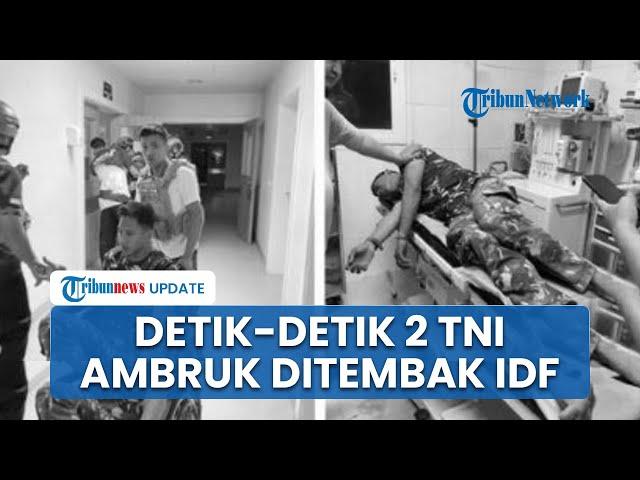 Detik-detik 2 Prajurit TNI Langsung Ambruk Ditembaki Tank Merkava Israel, Bagian Kaki Terluka