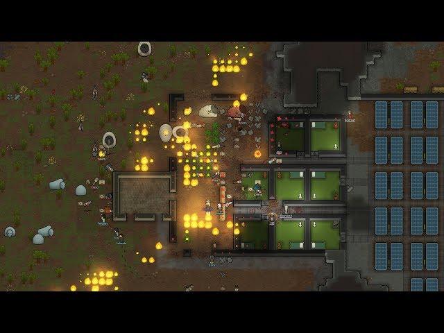 Колония наркоманов каннибалов RimWorld