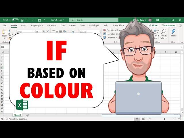 IF Statement in Excel Based on Cell Colour