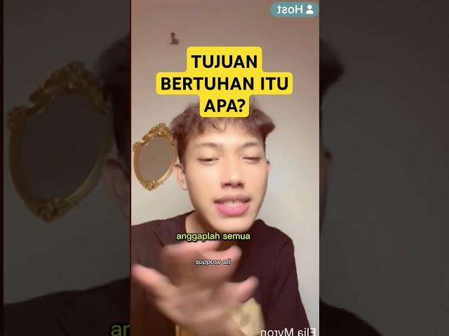 TUJUAN BERTUHAN ITU APA | ELIA MYRON #eliamyron #apologetika #samasamabelajar