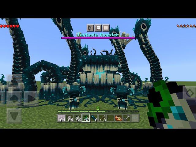 Warden Boss mod in Minecraft PE