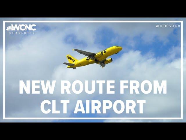 Spirit Airlines launching new route from Charlotte Douglas International Airport