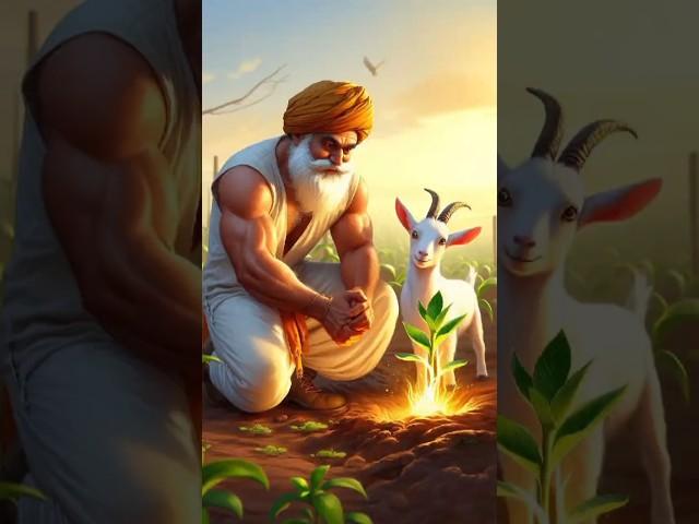 The farmer planted a golden tree and it was stolen  #ai #goat #tree #farmer
