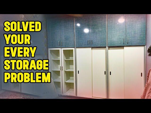 10 x 11 Feet Bedroom Wardrobe Solved Your every Storage Problem