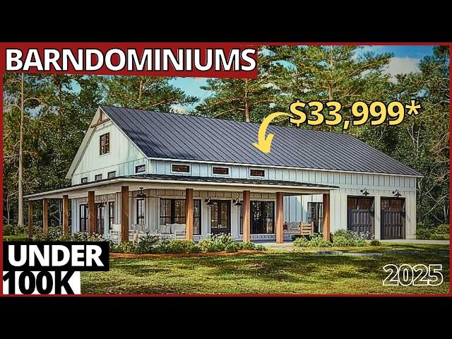 11 Prefab Barndominium Homes You Can Buy for Under $100k