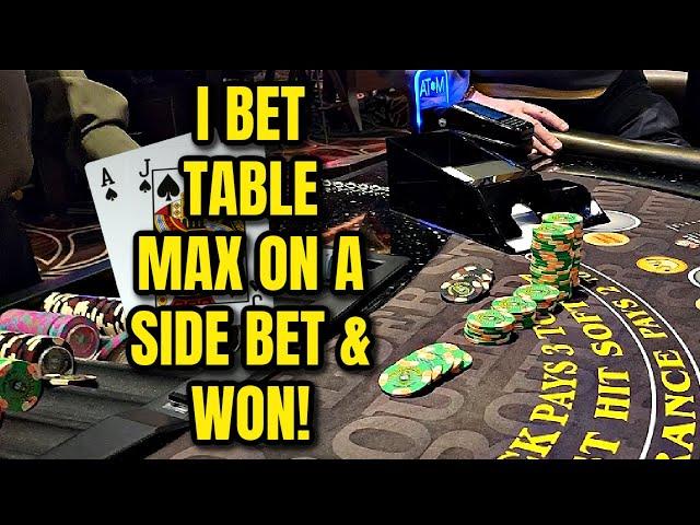 Blackjack • Big WINNING Session & Table Max Side Bet Hit!!!