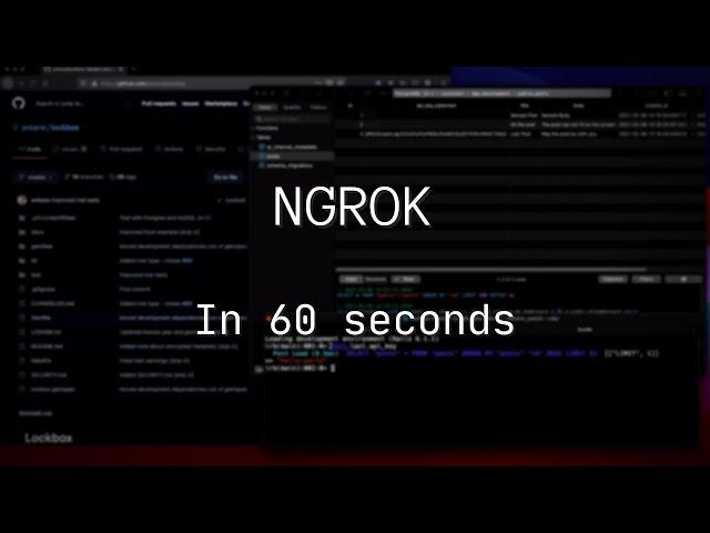 ngrok in 60 seconds