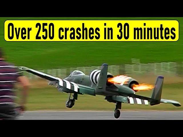 250 RC plane crashes in 30 minutes