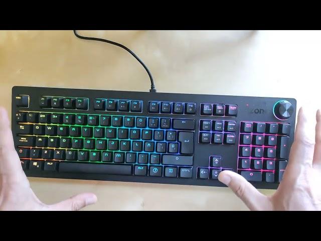 Teclado Mecánico Ozone StrikeBack  Gaming RGB Kailh Red