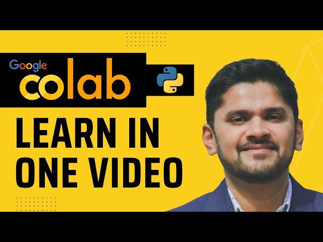 Google Colab Tutorial for Beginners (2022) | colab.research.google.com | Amit Thinks