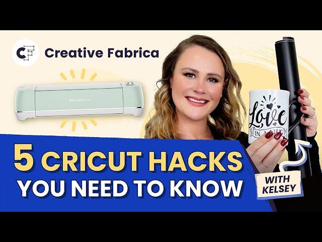 5 Cricut Hacks You MUST Know!  | Cricut Tips, Tricks, and Hacks