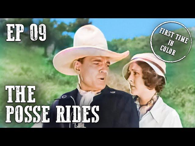 The Red Rider | Episode 9 | The Posse Rides | Colorized